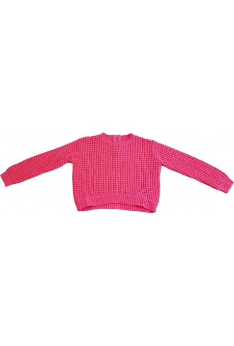 Rövid pink pulóver (128)