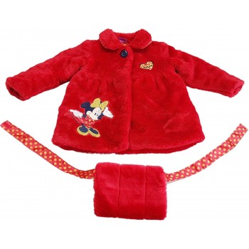 Minnie egeres piros kabát (92-98)