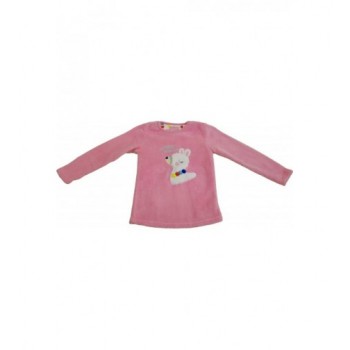 Lámás rózsaszín pizsama felső (128)