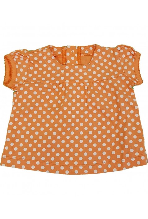 Narancs pöttyös póló (62)