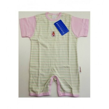 Rózsaszín-zöld csíkos pizsama (86)