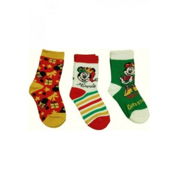 3 pár Minnies Karácsonyi zokni szett (23-26)