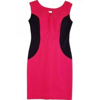 Pink-fekete alkalmi ruha (164-170)