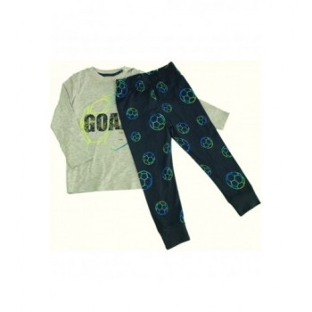 Új, kék-szürke focista pizsama (104)